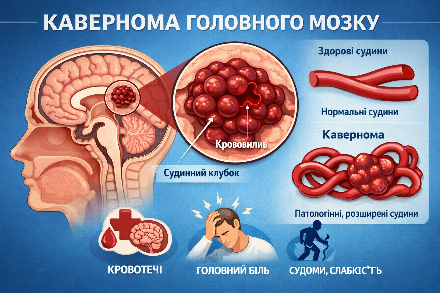 Кавернома головного мозку